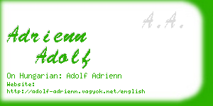 adrienn adolf business card